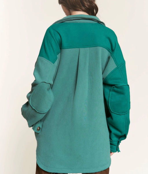 You Won't Sympathize Shacket in Teal
