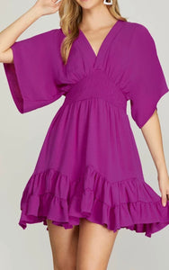 Rest of You Life Dress in Magenta