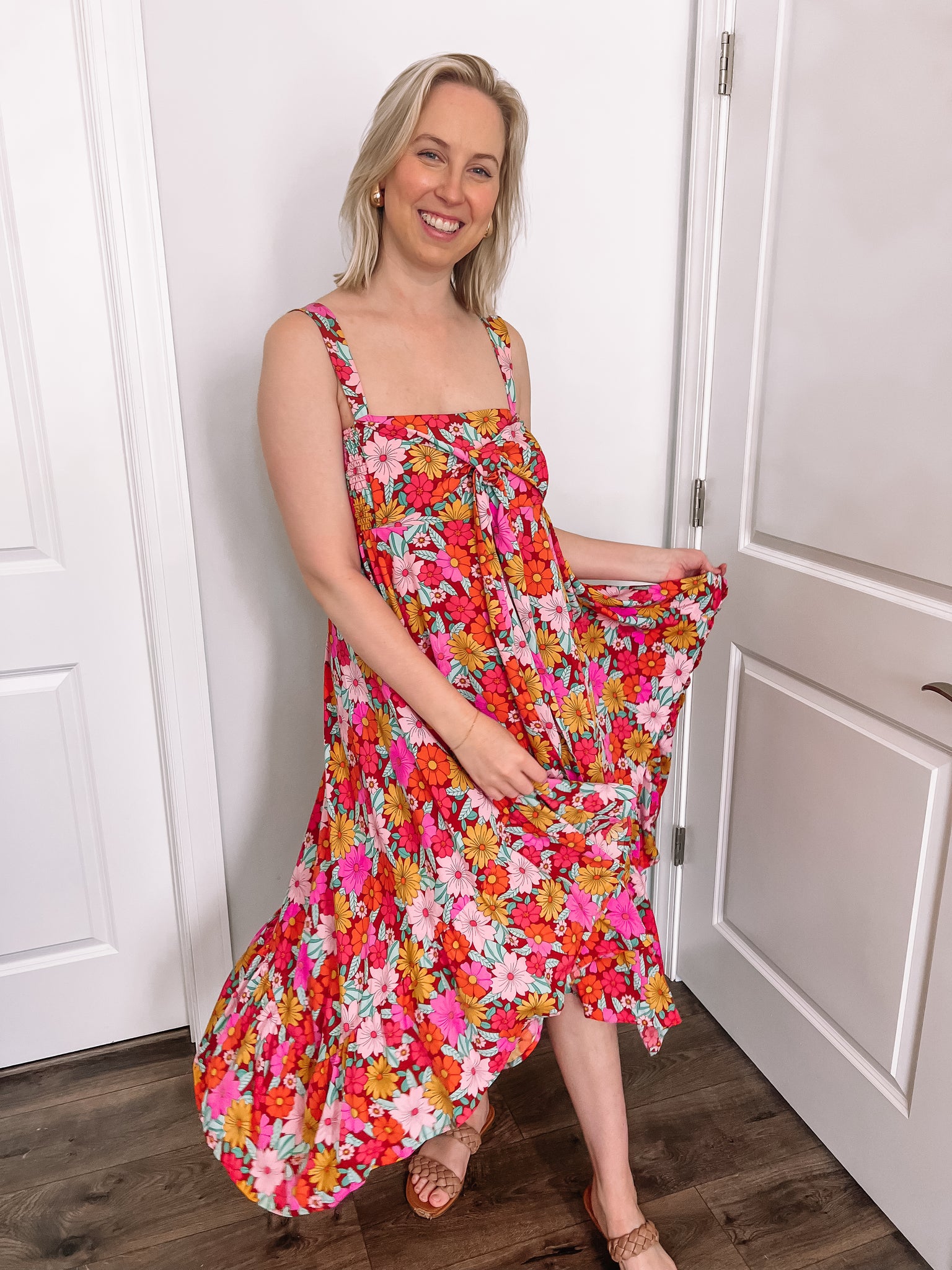 funky cocktail dresses Funky Floral Hi Lo Dress – Illume Boutique