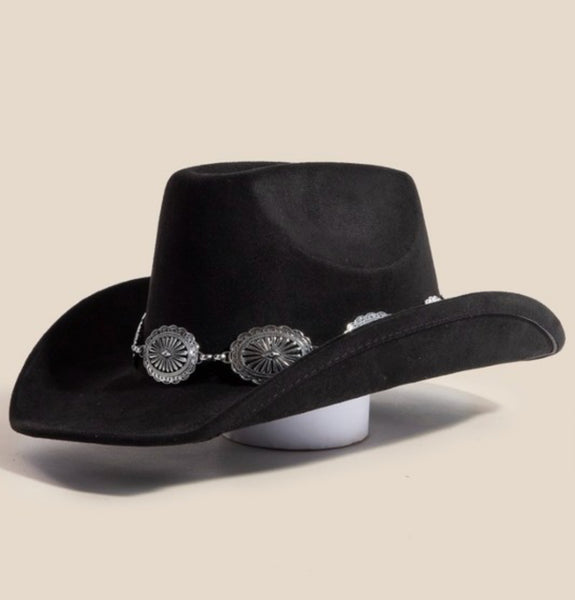 Medallion Hat in Black – Illume Boutique display picture 1
