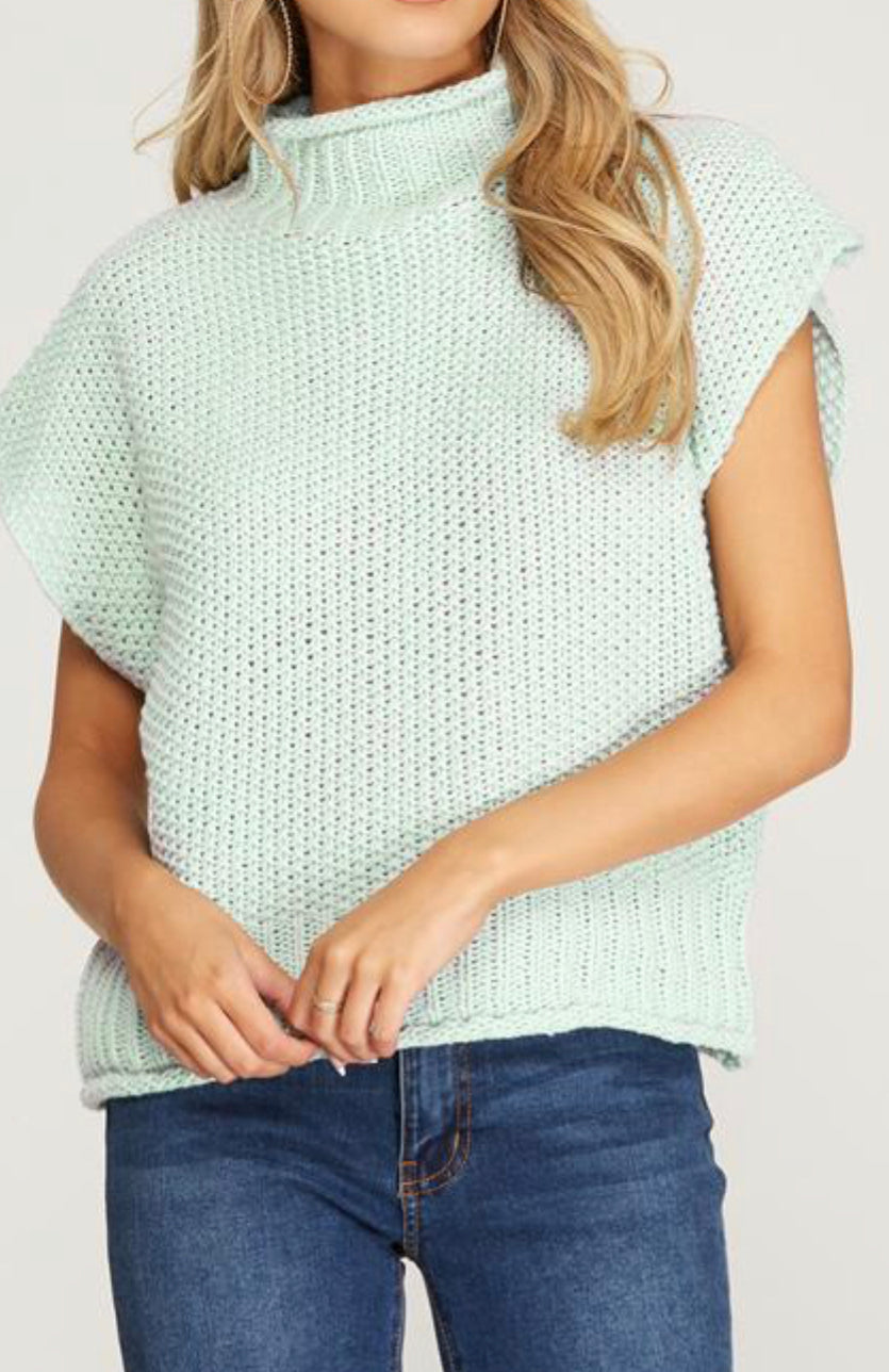 Drop Shoulder Knit Top