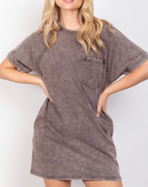 Round Neck T-shirt Dress