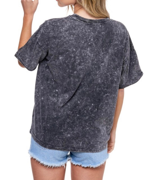 Mustang Stripe Oversized Tee