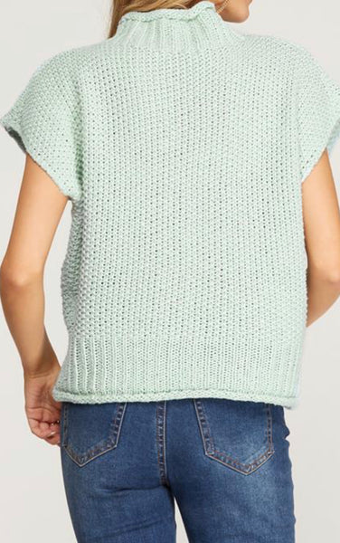 Drop Shoulder Knit Top