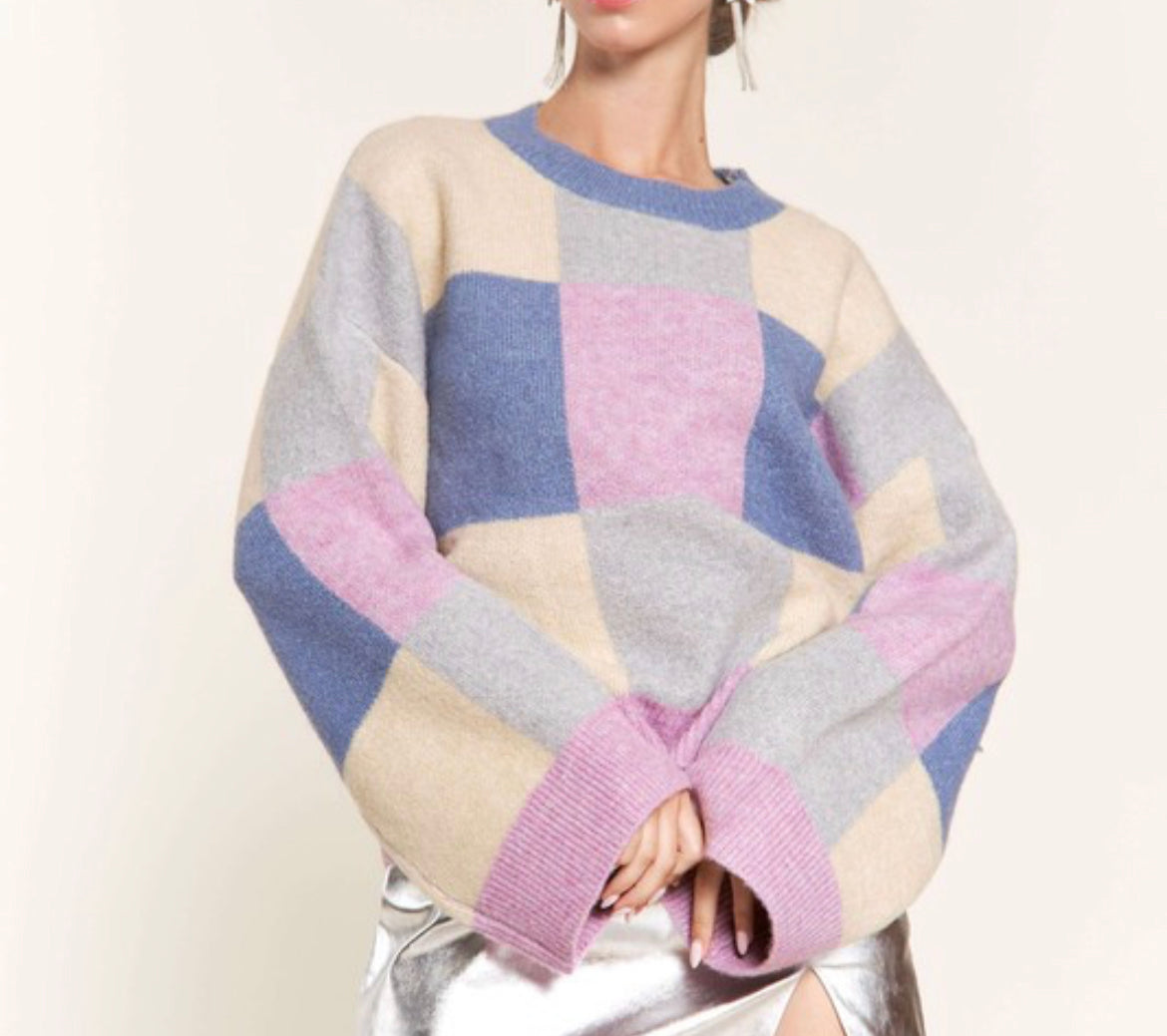 美品　lugly Patchwork Sweater BDA21403UA 美品lugly Patchwork Sweater BDA21403UA