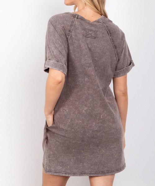 Round Neck T-shirt Dress