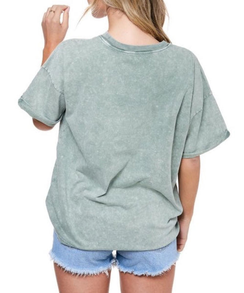 Cowboy Take Me Away Tee in Green