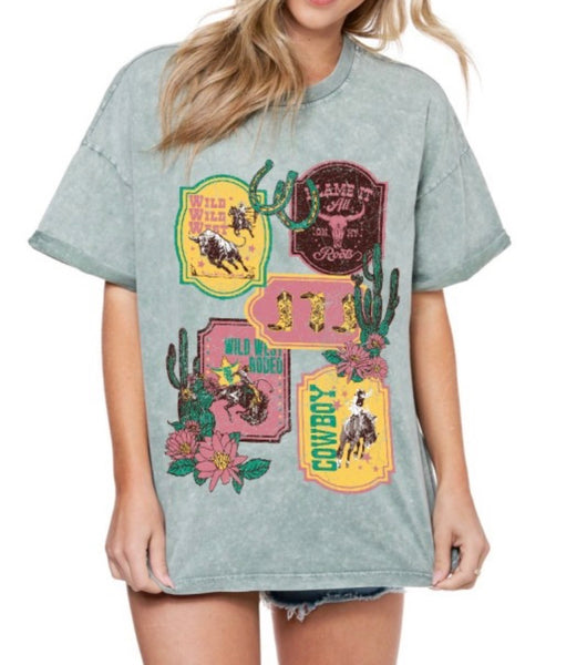 Cowboy Icon Graphic Tee