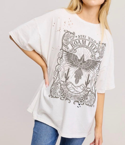 Roam Free Cactus Tee