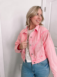 Iconic Jacket in Pink