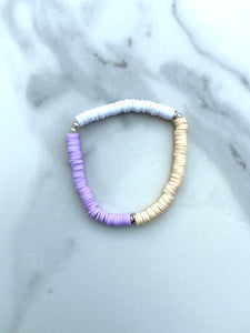 Purple & Neutral Bracelet