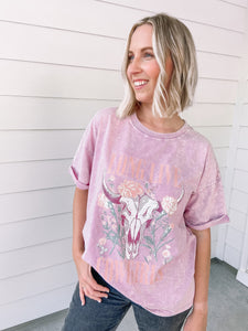 Long Live Cowgirls Lavender Tee