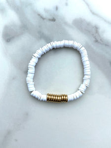 White & Gold Bracelet