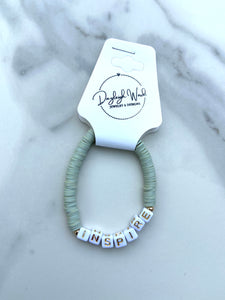 'INSPIRE' Word Bracelet