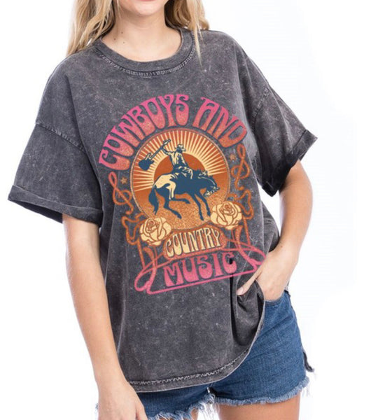 Cowboys & Country Music Tee