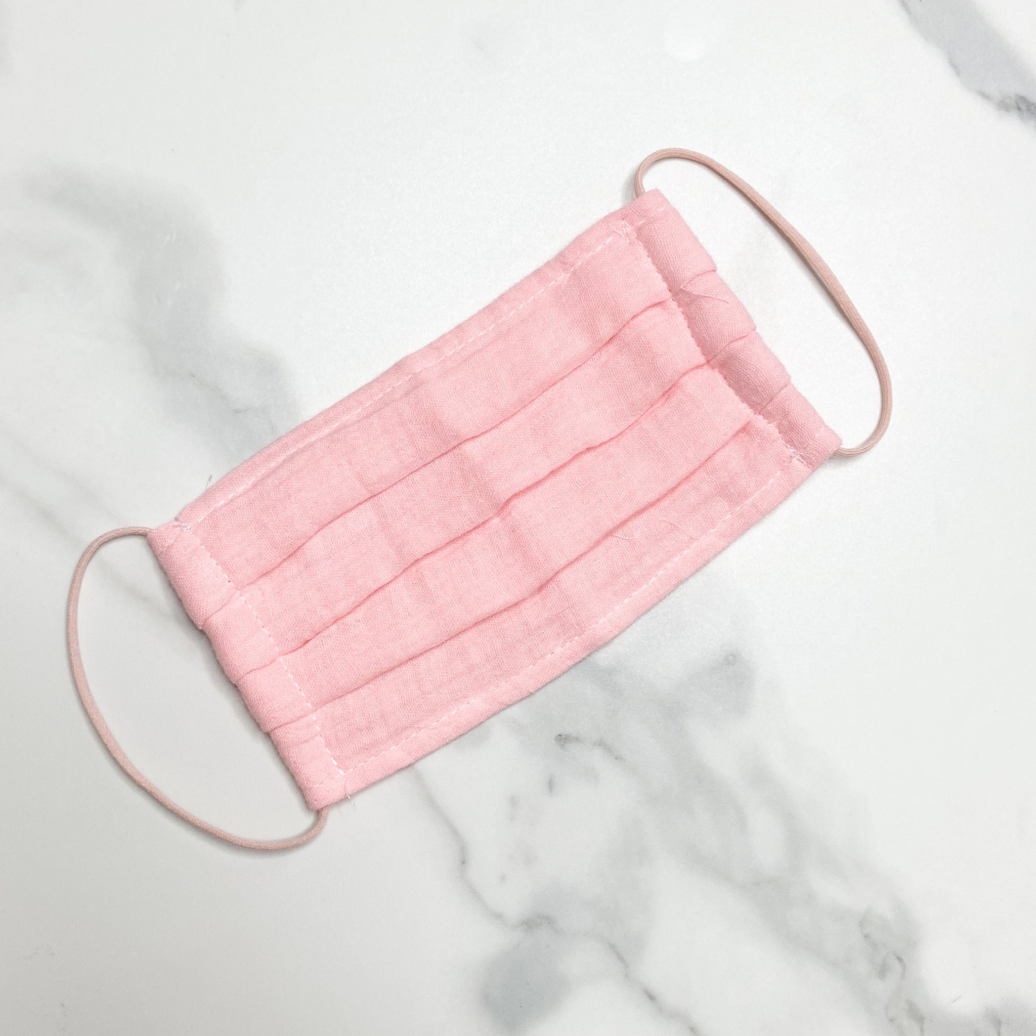 Pink Cotton Face Mask