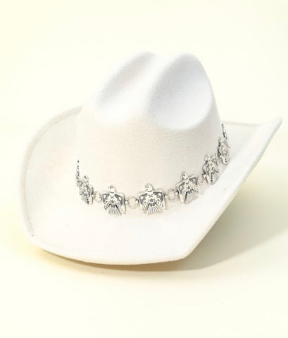 Eagle Chain Hat in Ivory