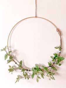 Green is Gold Wreath - 14 inch