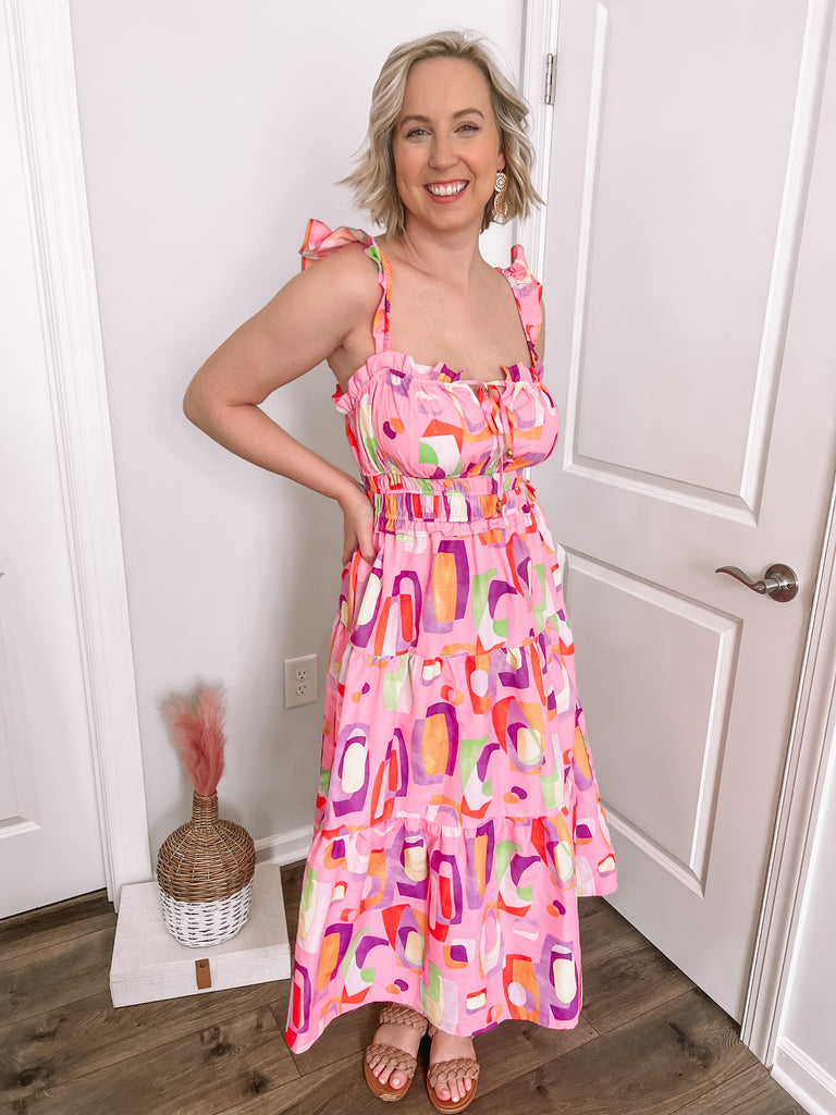 groovy pink dress Women's Feeling Groovy Pink Dress
